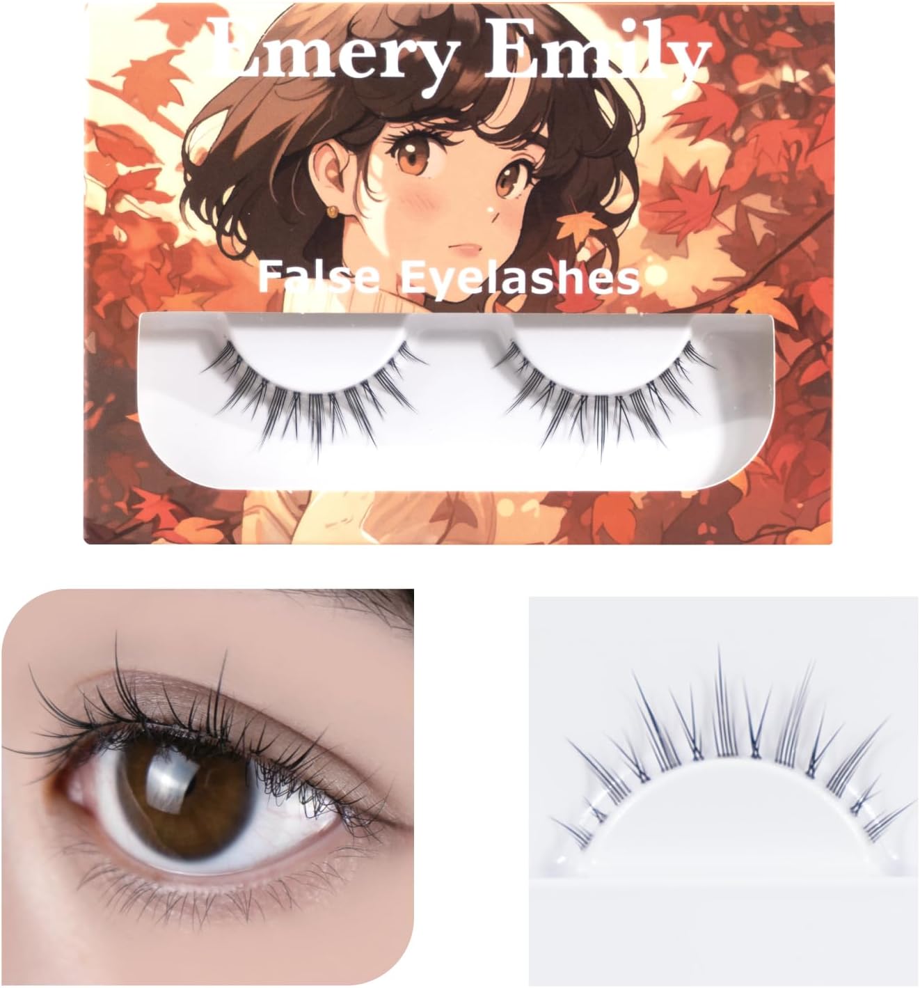 Girls Eye Lashes (01 Natural) 2 Pairs False Eyelashes, Eye Lashes, Fluffy Eyelashes, Makeup