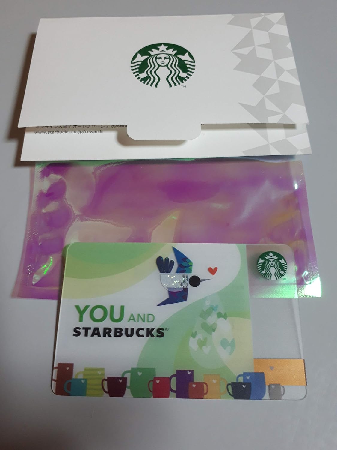 Starbucks Starbucks 2014 Card Hummingbird Tohoku Reconstruction Support