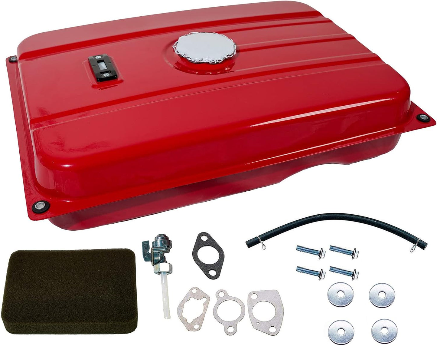 Tapa Universal 7 Gallon Generator Gas Fuel Tank with Chrome Cap with Pet Cock Valve