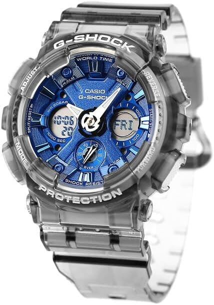Casio G-Shock GMA-S120TB-8A Quartz Wristwatch for Men and Women, LCD/Blue