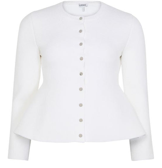 LOEWE Cotton and silk cardigan - Image 1