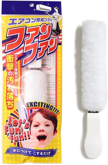 Fan Fan Air Conditioner Vent Brush, Reusable, Cleaning, Energy Saving, White