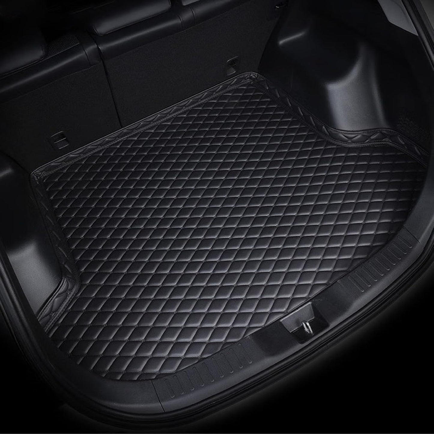 Compatible with Toyota, Prius, α, 40 Series, ZVW41 Series, 5 Seaters, 2017 - Reiwa 3D Luggage Mat, Waterproof, Dustproof, Dirt-Resistant, Abrasion Resistant, XPE, Leather, All Weather Compatible