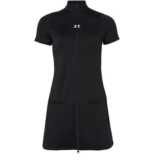 COURREGES Interlock tracksuit mini dress - Image 1