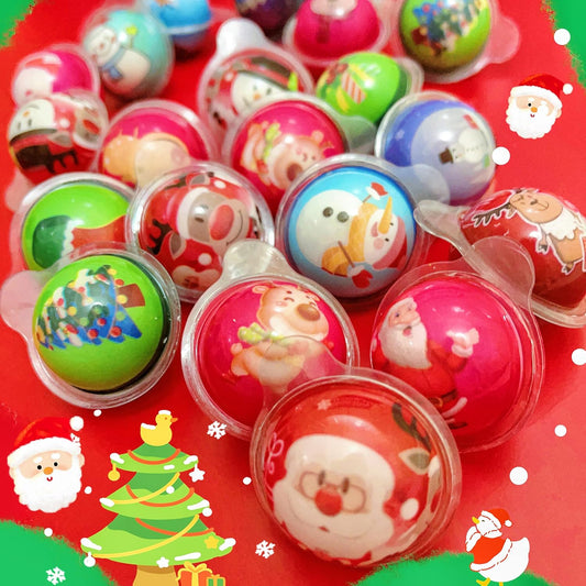 Seikaoen Christmas Treats Assortment, Children, Individually Packaged, Christmas Gift, Dagash, Earth Gummies, Candy (Set of 30 Colorful Christmas Gummies)