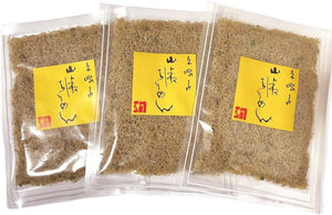 Crepe Japanese pepper 1.8 oz (50 g) x 3 packs. Not only can it be used for Kyoto and Azatsu rice, but it can also be used as a snack of sake, lattto rice, or salad