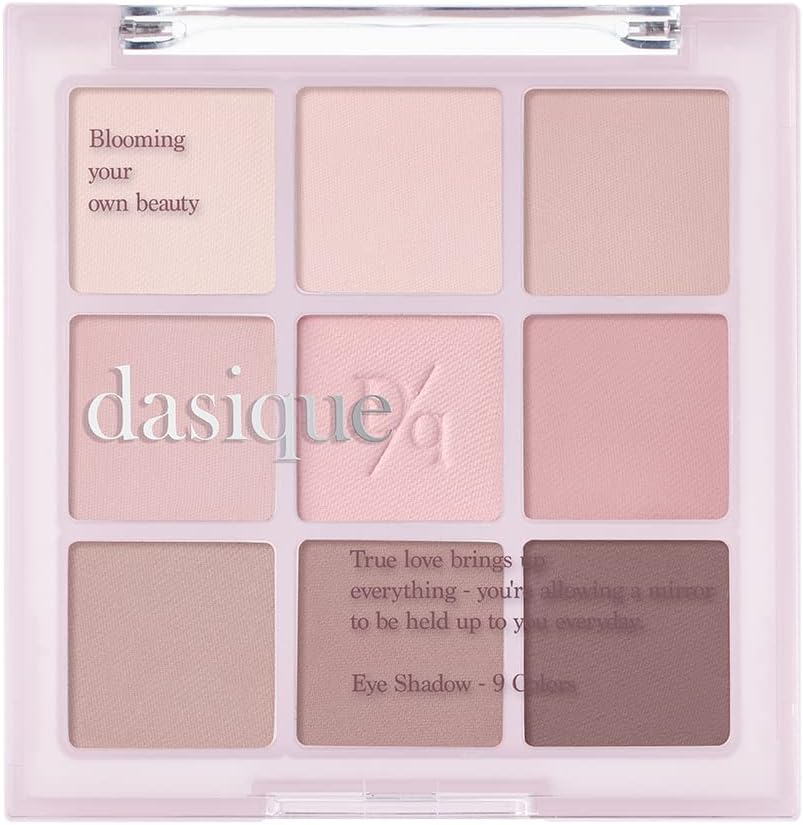 Dasique #13 Cool Blending Eyeshadow Palette, Undereye Eye Makeup, 9-Color Eyeshadow Palette x 1