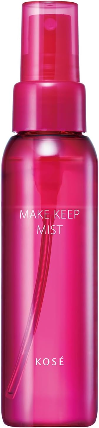 Kose Cosmetics Make Keep Mist EX + 2.7 fl oz (80 ml), Prevents Makeup Smudges, Mist Lotion, Waterproof, Sebum Proof, Anti-Shine, Hyaluronic Acid, Collagen, Deer Ingredients, Trial Size, Portable