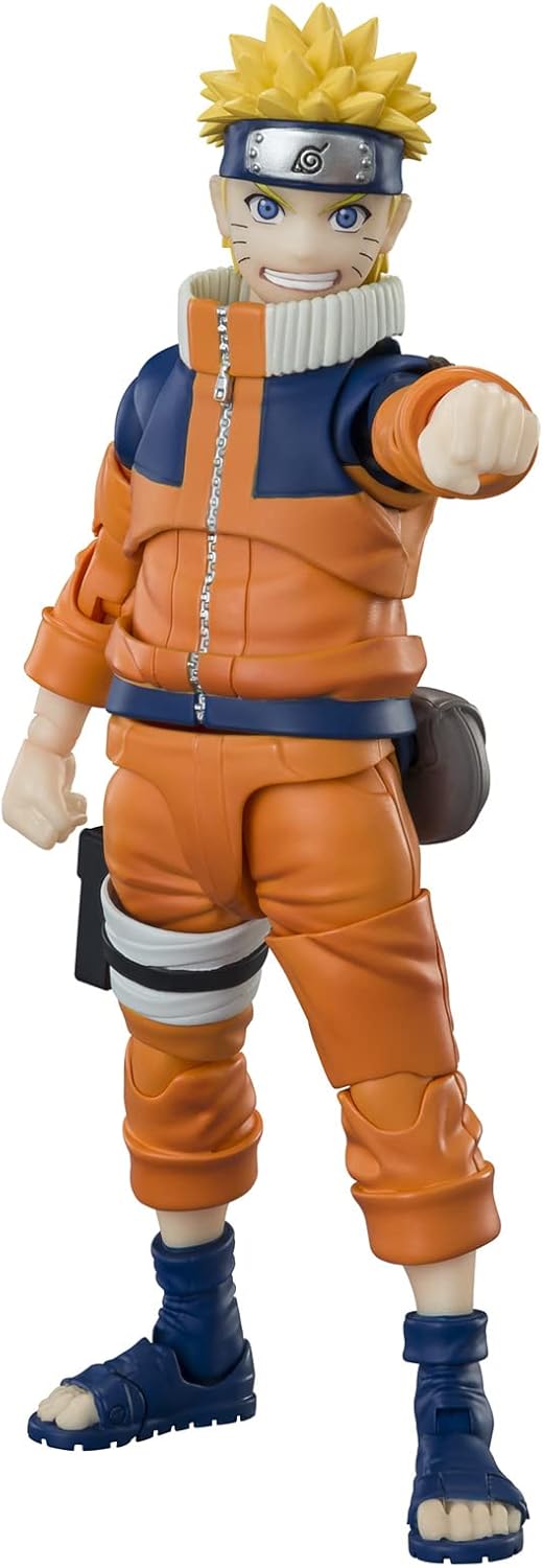 S.H. Figuarts Naruto Uzumaki BAS64181 Surprisingly No.1 Slapstick Ninja, Approx. 5.3 inches (135 mm), ABS & PVC Pre-painted Action Figure