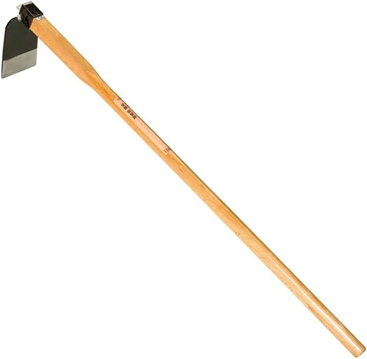 Cainz Hoe, Blade Width: 4.3 inches (110 mm), Blade Height: 5.9 inches (150 mm), Total Length: 41.6 inches (1065 mm), Full Steel, Open Hoe, Wooden Handle Length: 41.3 inches (1050 mm), Farming Tools,