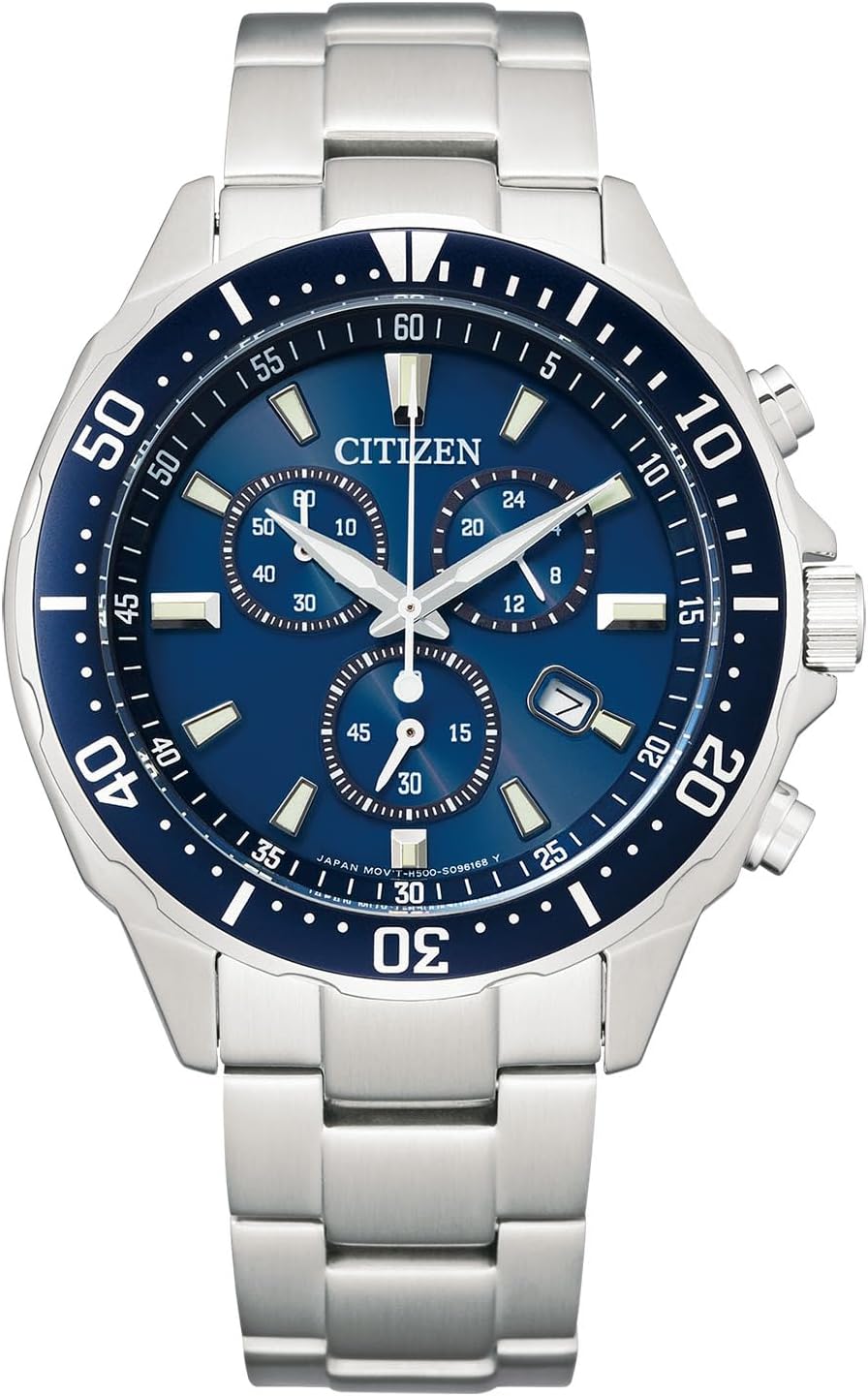 CITIZEN watch ALTERNA Alterna Eco-Drive eco-drive chronograph divers designs VO10-6772F mens