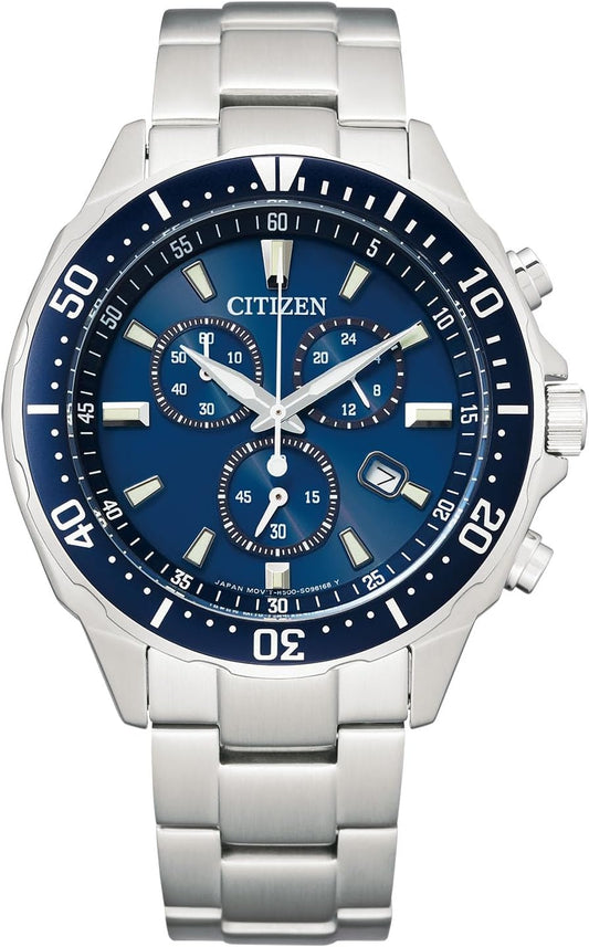CITIZEN watch ALTERNA Alterna Eco-Drive eco-drive chronograph divers designs VO10-6772F mens