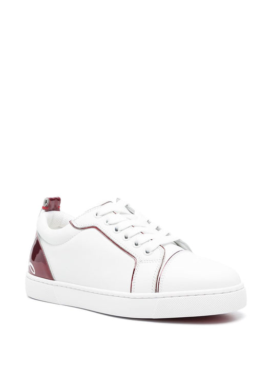 Christian Louboutin クリスチャンルブタン楽しいルイジュニアレザースニーカー - Image 1