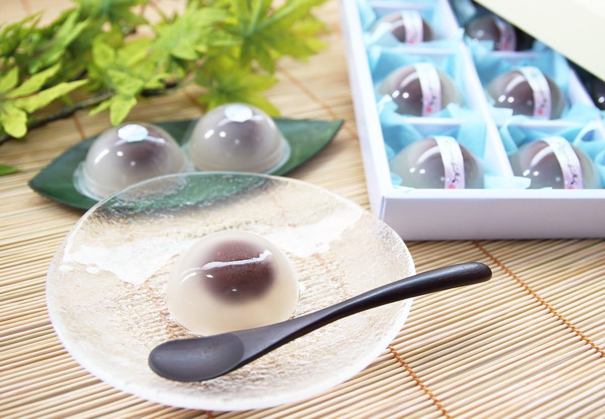 Onakamen Confectionery Gift, Japanese Confectionery Gift, Japanese Sweets, Mizumanju, Zujikan an Purpuru Water Manju (8 Pieces)