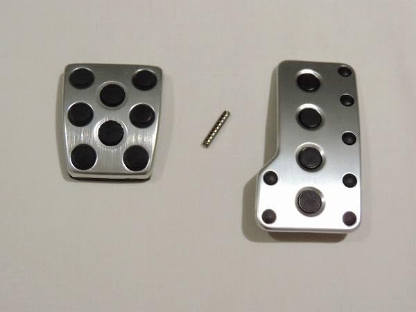 Genuine Toyota 200 Series Hiace Aluminum Axle Pedal & Aluminum Brake Pedal Pad & Axel Pedal Pin 3-Piece Set