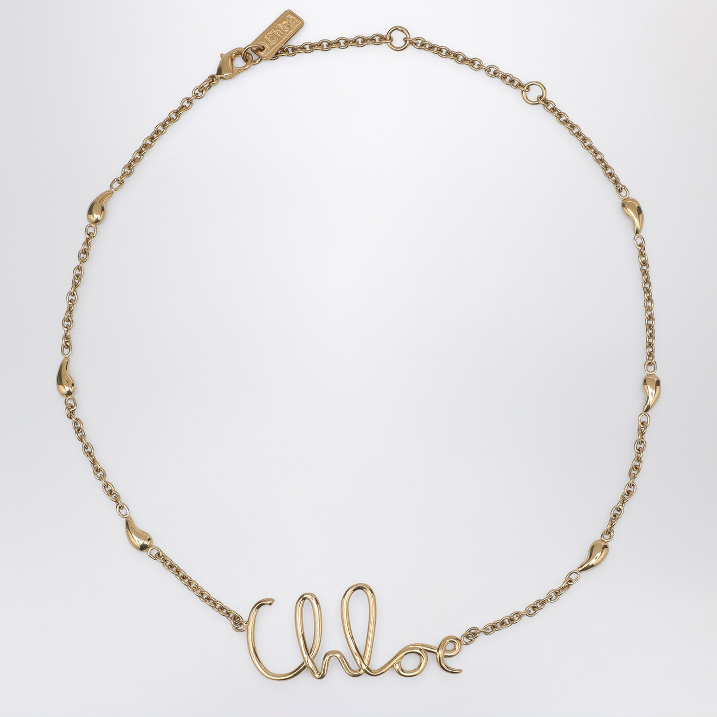 Chloe クロエ・クロエの象徴的な金のネックレス - Image 1