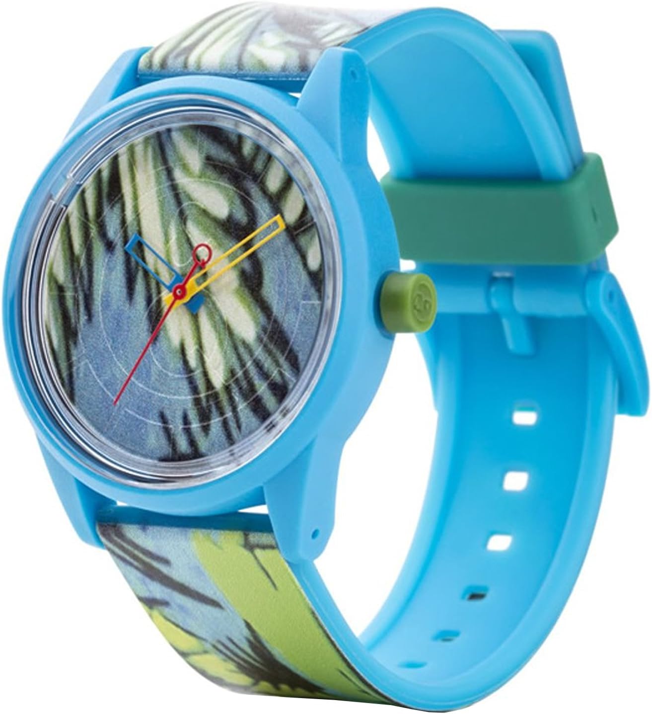 Q&Q SmileSolar Solar Watch, Limited Model, Pop Color, Fashion, Water Resistant to 5 ATM, Men's, Women's, Kids
