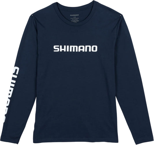 SHIMANO Long Sleeve Cotton Tee Fishing Gear