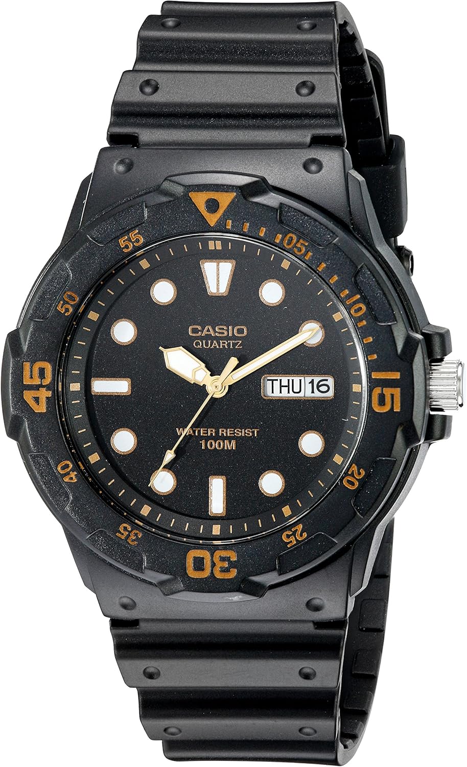 [カシオ]CASIO 腕時計 スタンダード アナログウォッチ MRW-200H-1EV ブラック メンズ 海外モデル [逆輸入]