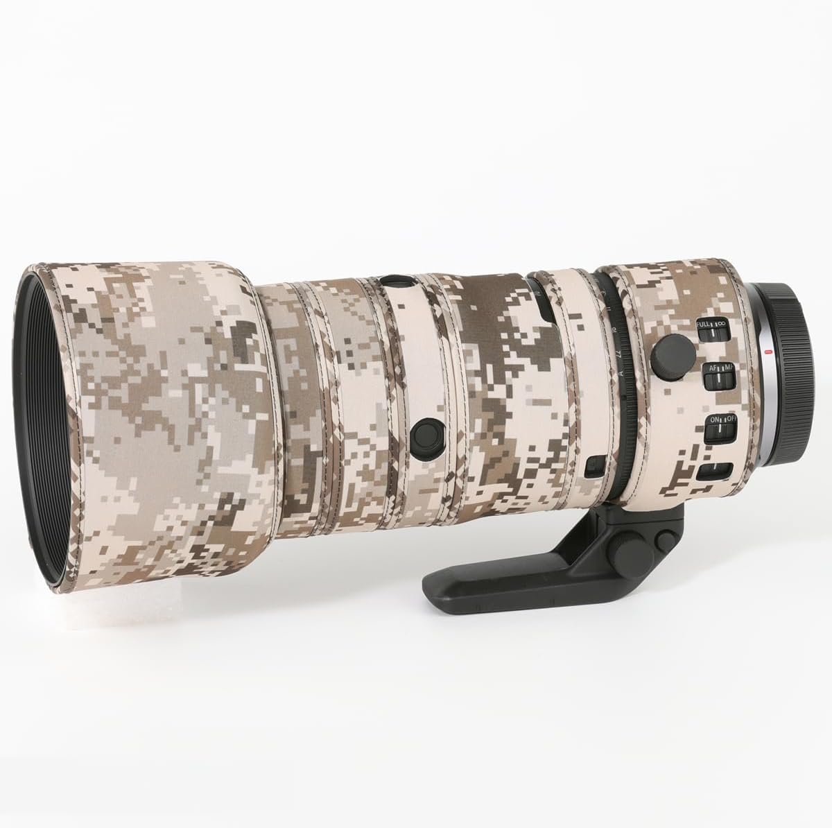 CHASING BIRDS Camouflage Waterproof Lens Coat for CANON RF 70-200mm F2.8 L IS USM Z Rainproof Lens Protective Cover (Brown Lattice)