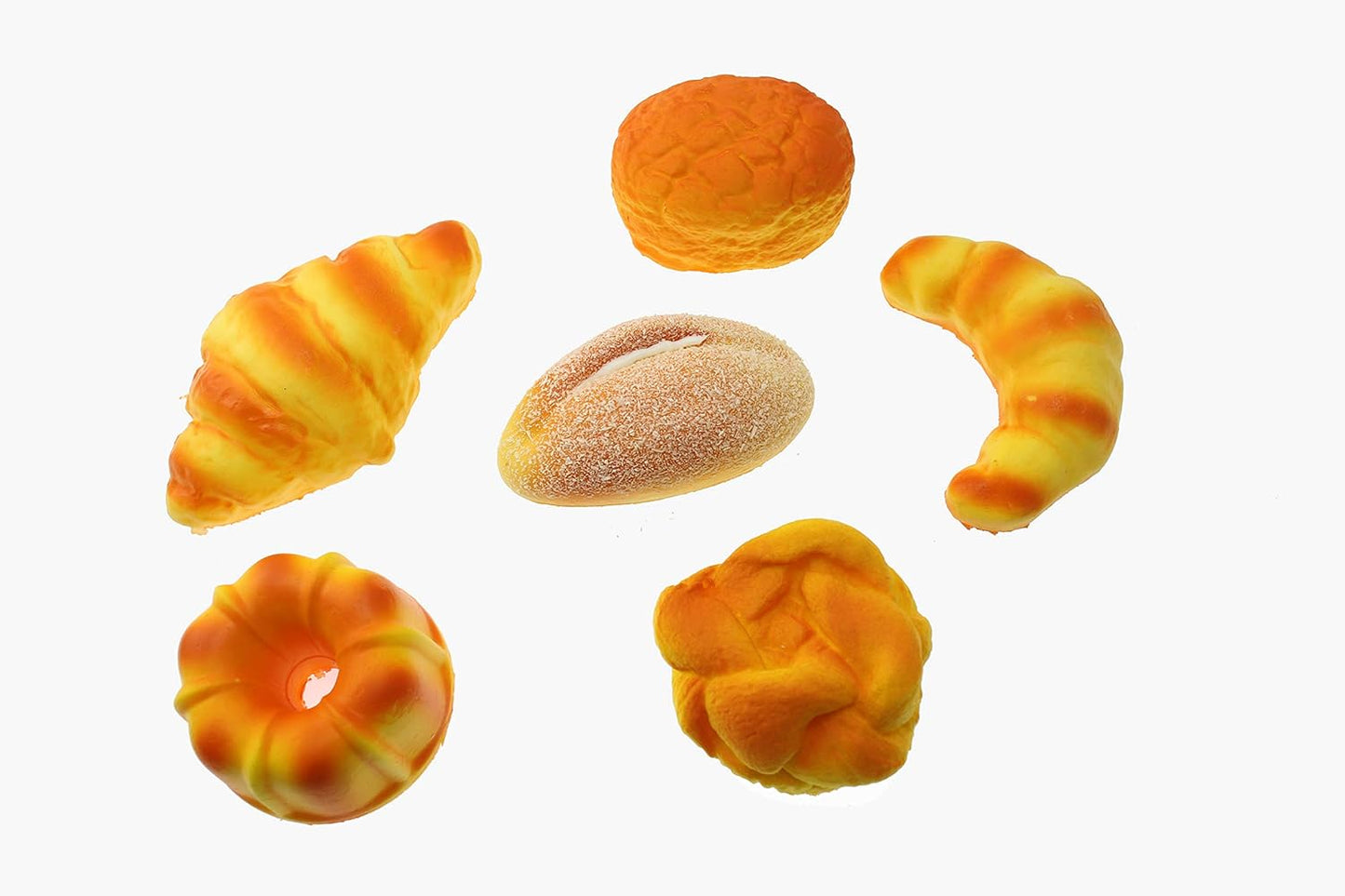Olive-G Lifelike Bread Set of 6 for Food Sample Specimen Display - Olive