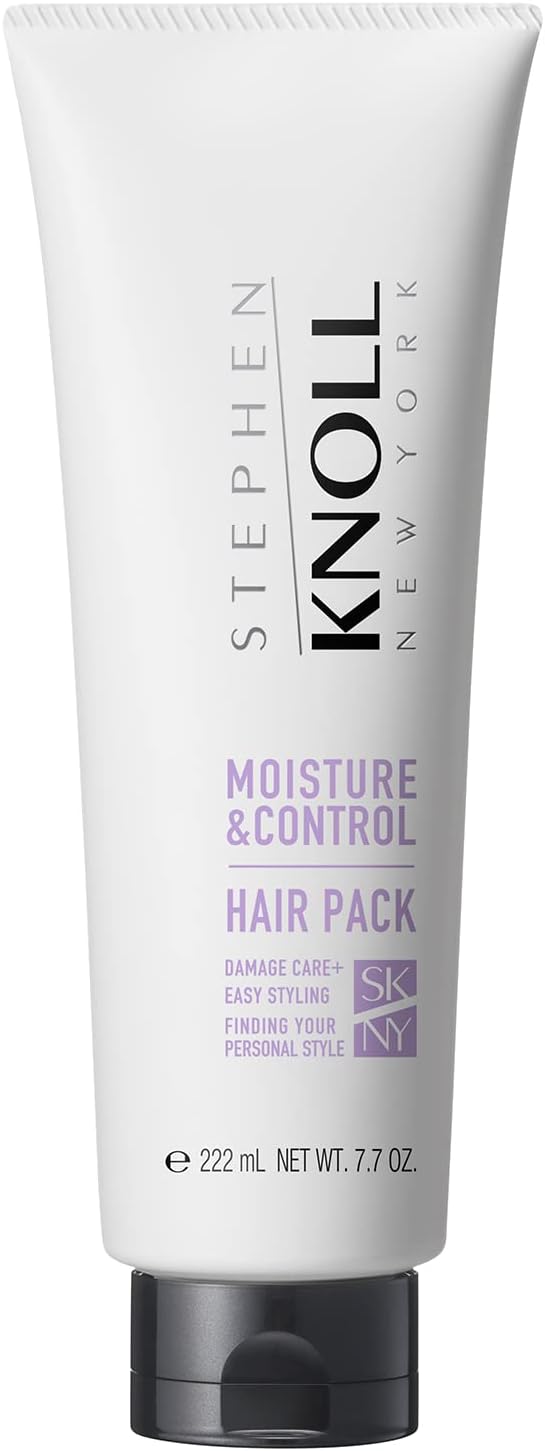 STEPHEN KNOLL Moisture Control Hair Pack, 7.8 oz (220 g), Moisturizing, Intensive Repair for Dry, Frizzy Hair, Proteins, Hyaluronic Acid, Argan Oil, Jojoba Oil, Salon