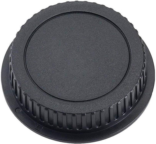 Rear Cap for Canon EF Mount Lens Camera Equipment Scratch Protection 1 Pack (Black)