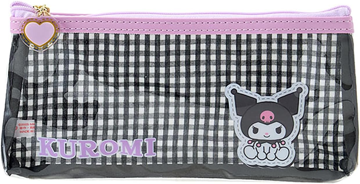 Sanrio Clear Pencil Case, PVC, Laminated Cotton, For Ages 3 and Up, Character 2025