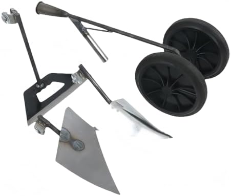 Triangular Hoe, Hoe, Triangular Hoe, Tilling Hoe, 3-in-1 Multi-Function, Farm Tools, Grass Shaving, Grooves, Soil Releasing, Gardening, Farming, Gardening, Home Vegetable Gardening, Durable