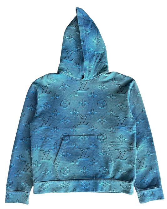 LOUIS VUITTON 'BLUE' 2054 MONOGRAM HOODIE