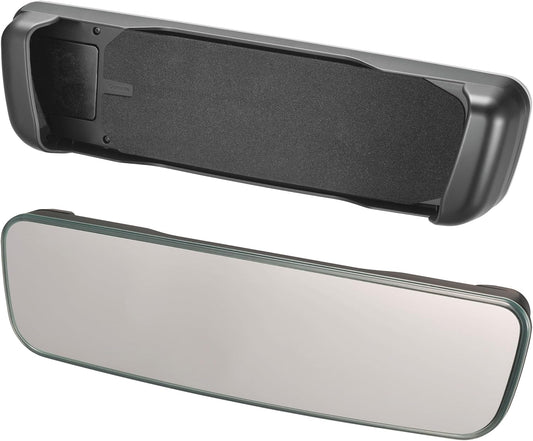 Carmate PL200 Car Rearview Mirror, Toyota Dedicated Wide Rear View Mirror, A-Type, Chrome Mirror, 3000SR Land Cruiser 300/Land Cruiser 200/Land Cruiser 150 Prado