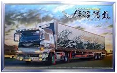 青島文化教材社 1/32 大型デコトラ No.64 サニーカンパニー伊呂波丸 いろはまる トレーラーパネルバン