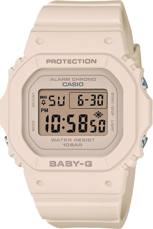 Casio BGD-565 Baby Watch, multicolor (pink / beige), Super Illuminator (New Version)