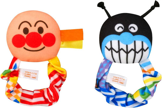 Bandai Babylo Anpanman ~ Nurture the Brain ~ Enyoni! 3-Way First Rattle