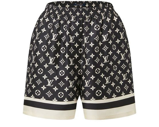 LOUIS VUITTON ストライプアクセントモノグラムパジャマショーツ - Image 1