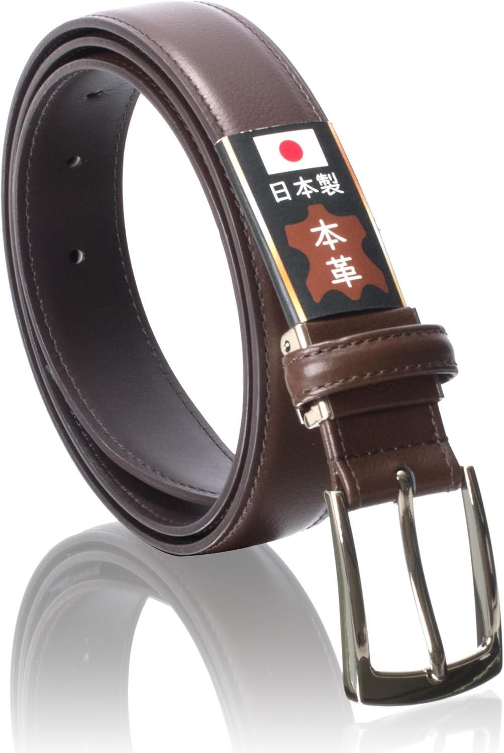 Himeji Smooth Leather, Genuine Leather, Cowhide Leather, Men's, Made in Japan, Suit, Jeans, Business, Casual, One Size Fits Most, Brand, Stylish, Japanese Artisans