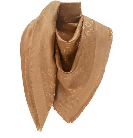 LOUIS VUITTON Monogram Classic Shawl - Image 1