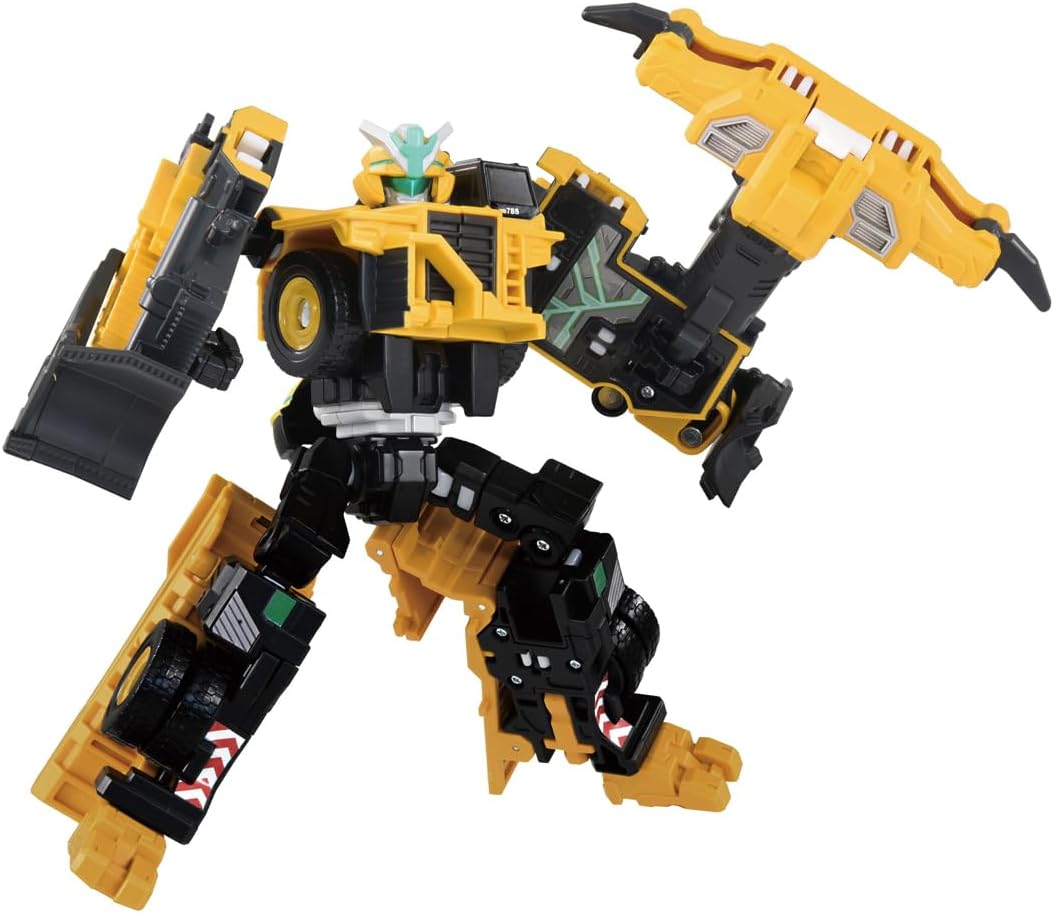 Takara Tomy Tomica Job Braver Grand Build Braver Dump Truck & Bulldozer DX Set Mini Car Toy for Ages 3+