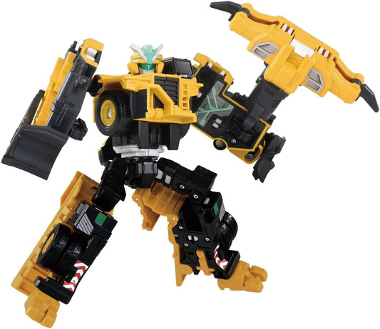 Takara Tomy Tomica Job Braver Grand Build Braver Dump Truck & Bulldozer DX Set Mini Car Toy for Ages 3+