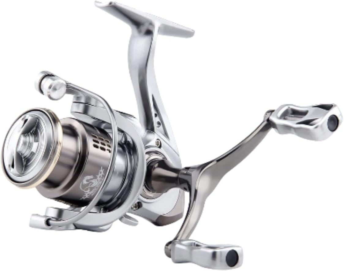 Sailozai釣りリール1500 S/2500 S/3000ダブルハンドル回転リール路亜、紡績車輪、ダブルロッカリール遠投マイクロフィッシュホイールSW
