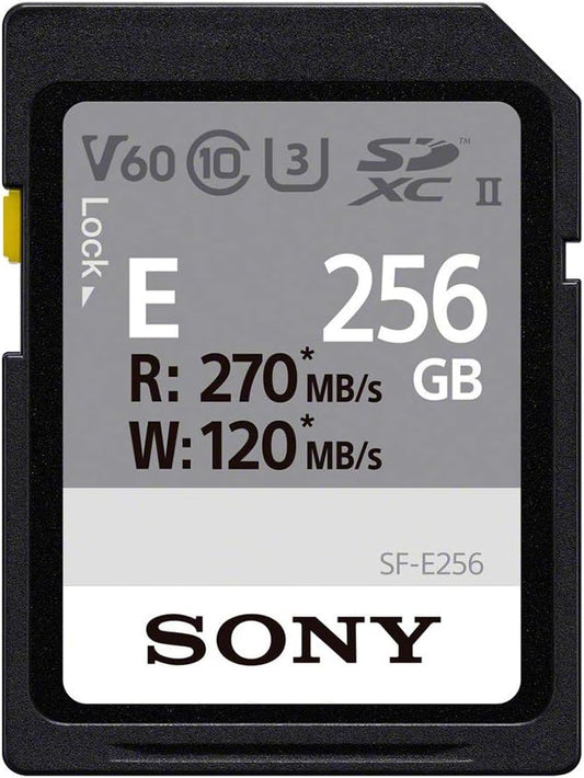 Sony SDXC Memory Card 256GB Compatible SF-E256 Class 10 UHS-II