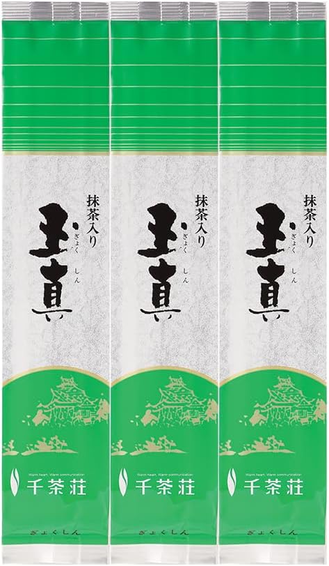 Senchaso Tamashin with Matcha Tea 3.5 oz (100 g) x 3 Bottles (Green Tea, Sencha, Japanese Tea) / Home Use
