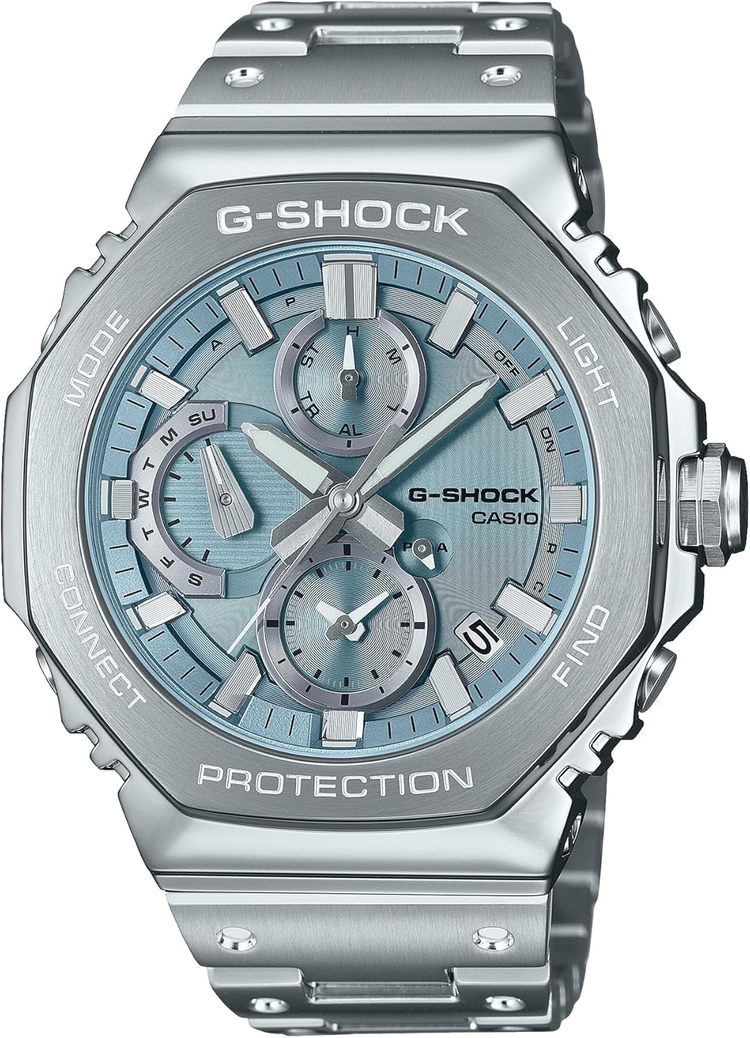 G-Shock Full Metal Chronograph GMC-B2100D, blue (light), Bracelet Type