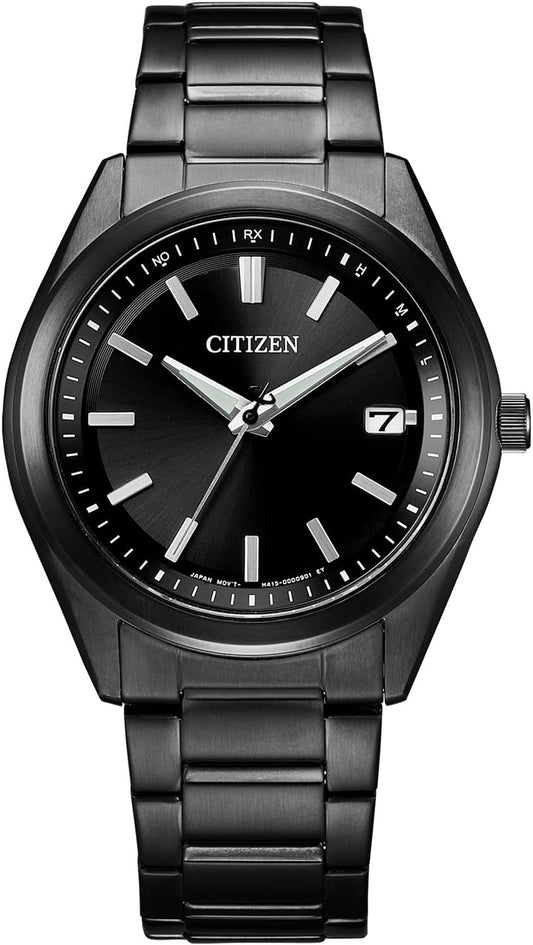 [CITIZEN] Wristwatch CITIZEN COLLECTION Eco-Drive Radio-Controlled Watch Waterproof 3-Hand with Date, multicolor (gray / black), Bracelet Type