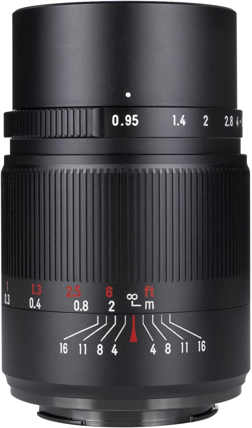 7artisans 25mm F0.95 Camera Replacement Lens APS-C Large Diameter Wide Angle Lens for Canon EOS-M Mount for Eos-M1, Eos-M2, Eos-M3, M5, M6, M10, M100, M50 Cameras