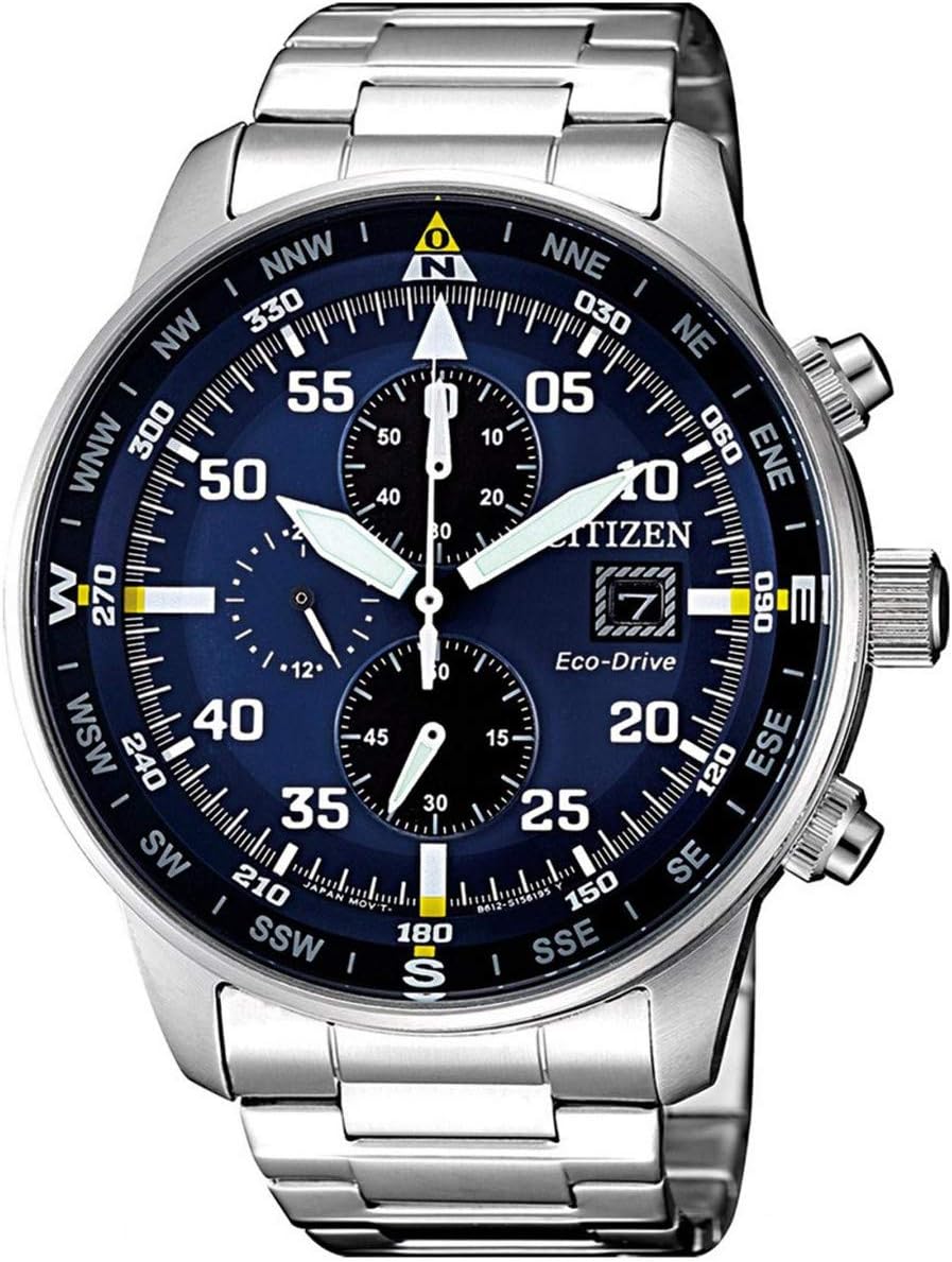 Citizen CA0690-88L Eco-Drive Chronograph Wristwatch, Men's