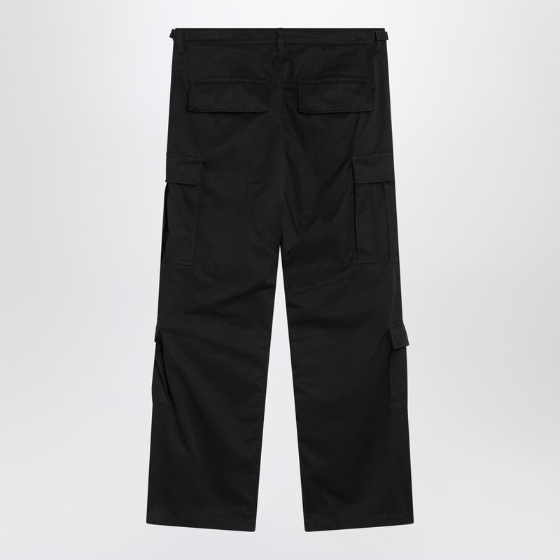 Balenciaga コットンブレンドのバレンシアガブラックカーゴパンツ - Image 1