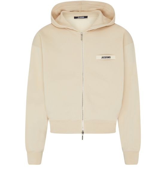 JACQUEMUS グログラン ジップアップフーディー - Image 1