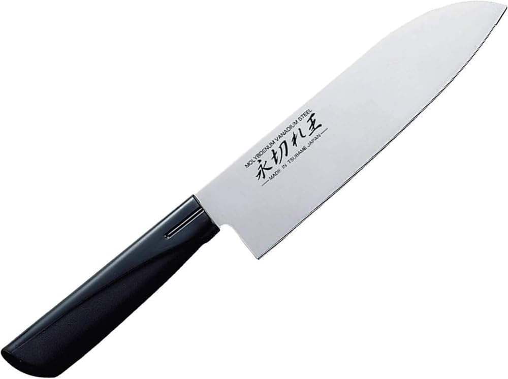 Ernest A-76810 Knife (Santoku Knife), Made in Japan, Patented Technology (Maintains Good Sharpness Forever), 6.5 inches (165 mm), Rust Resistant, Strong Adhesion, Popular Brand by Major Restaurants