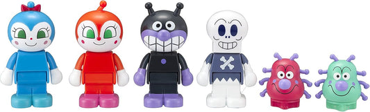 BlockLabo Block Labo Anpanman Block Playset with Baikinman and Friends Block Dolls